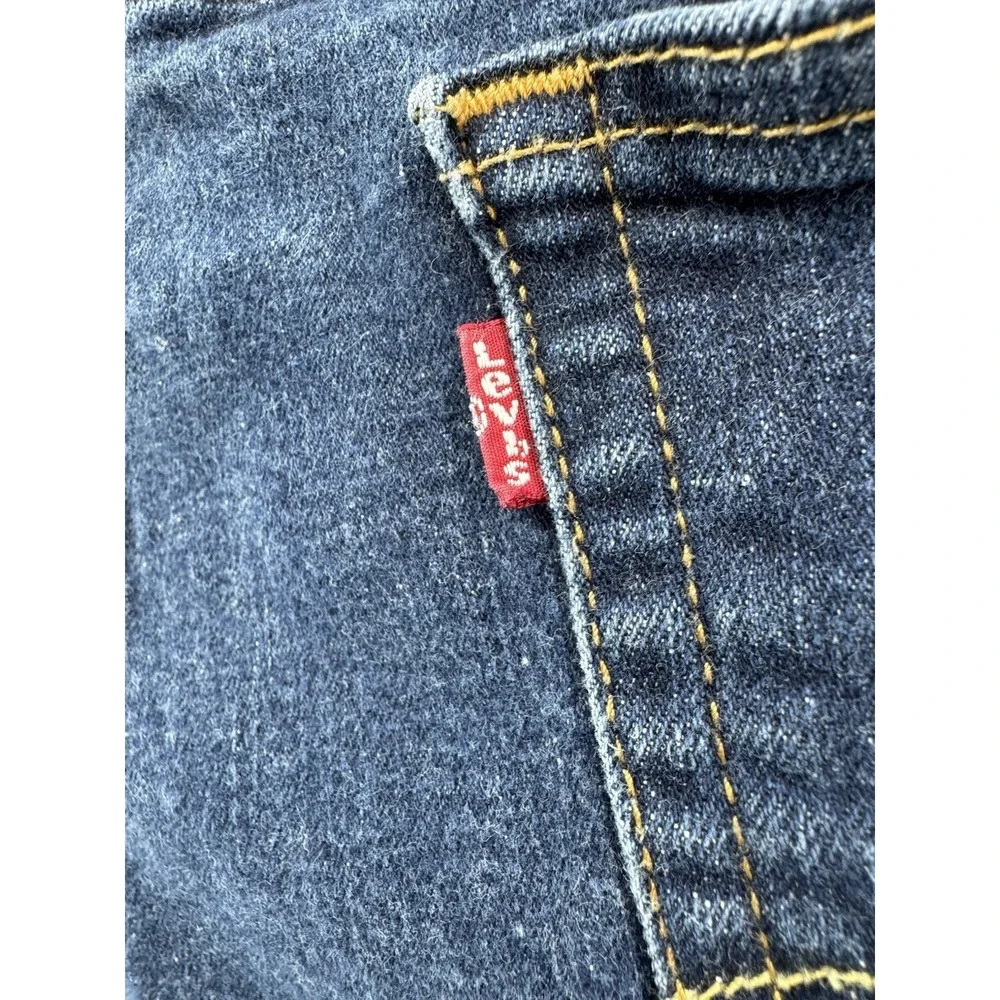 Levi's 541 Size 46x32 Blue Denim Jeans Regular Fit Straight Leg Red Tab